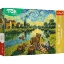 Imagine PUZZLE TREFL 100 FAMILIA TREFLIK INSPIRAT DE ARTA HRANIREA CAPIBARELOR