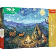 Imagine PUZZLE TREFL 100 FAMILIA TREFLIK INSPIRAT DE ARTA LANGA FOCUL DE TABARA
