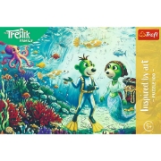 Imagine PUZZLE TREFL 100 FAMILIA TREFLIK INSPIRAT DE ARTA MAGIA ADANCURILOR