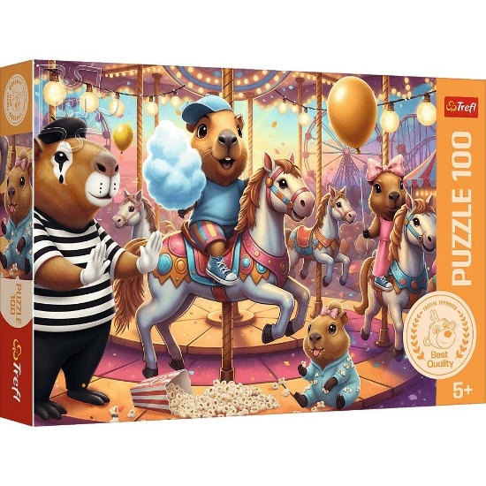Imagine PUZZLE TREFL 100 CAPIBARA IN VACANTA