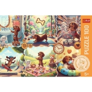 Imagine PUZZLE TREFL 100 O ZI LUNGA A UNUI TECKEL