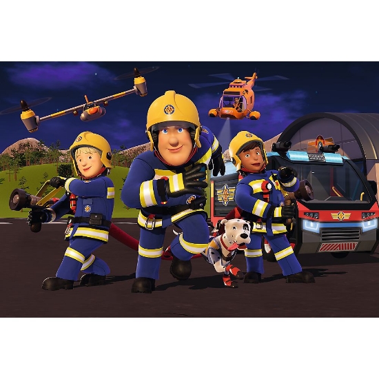 Imagine PUZZLE TREFL 60 EROUL IN UNIFORMA POMPIERUL SAM