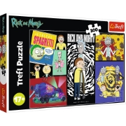 Imagine PUZZLE TREFL 300 RICK AND MORTY UN LOC CIUDAT IN GALAXIE