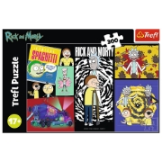 Imagine PUZZLE TREFL 300 RICK AND MORTY UN LOC CIUDAT IN GALAXIE