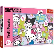 Imagine PUZZLE TREFL 300 HELLO KITTY SI PRIETENII