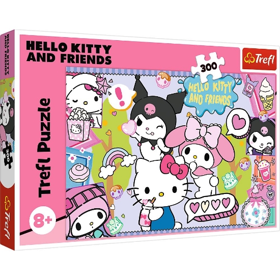 Imagine PUZZLE TREFL 300 HELLO KITTY SI PRIETENII