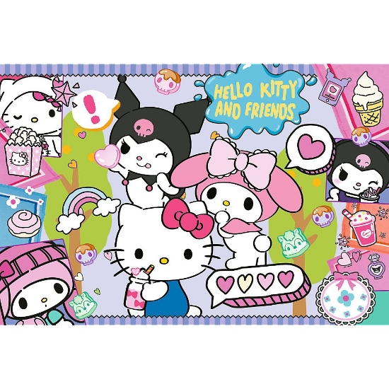 Imagine PUZZLE TREFL 300 HELLO KITTY SI PRIETENII
