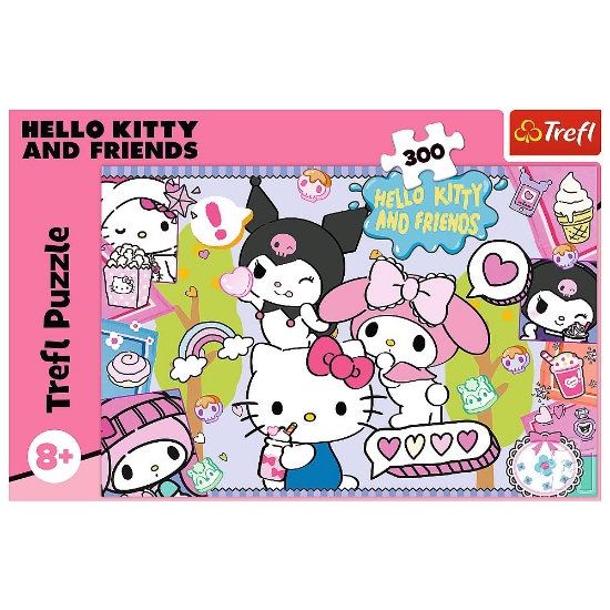 Imagine PUZZLE TREFL 300 HELLO KITTY SI PRIETENII