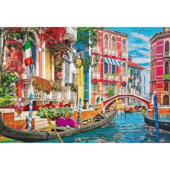 Imagine PUZZLE TREFL 1500 O DUPA AMIAZA DE VARA IN VENETIA