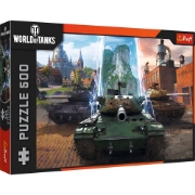 Imagine PUZZLE TREFL 500 WORLD OF TANKS TIMP PENTRU ACTIUNE
