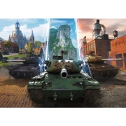Imagine PUZZLE TREFL 500 WORLD OF TANKS TIMP PENTRU ACTIUNE