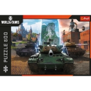 Imagine PUZZLE TREFL 500 WORLD OF TANKS TIMP PENTRU ACTIUNE