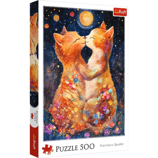 Imagine PUZZLE TREFL 500 SARUT IN LUMINA LUNII
