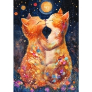 Imagine PUZZLE TREFL 500 SARUT IN LUMINA LUNII