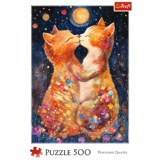 Imagine PUZZLE TREFL 500 SARUT IN LUMINA LUNII