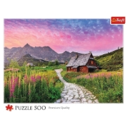 Imagine PUZZLE TREFL 500 HALA GASIENICOWA IN MUNTII TATRA