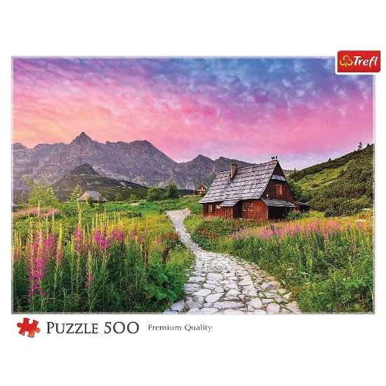 Imagine PUZZLE TREFL 500 HALA GASIENICOWA IN MUNTII TATRA