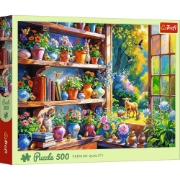 Imagine PUZZLE TREFL 500 DIMINEATA DE PRIMAVARA IN ORANGERIE