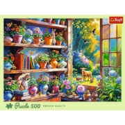 Imagine PUZZLE TREFL 500 DIMINEATA DE PRIMAVARA IN ORANGERIE