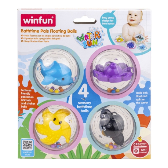 Imagine WINFUN WATER FUN SET 4 BILE SENZORIALE PENTRU BAIE