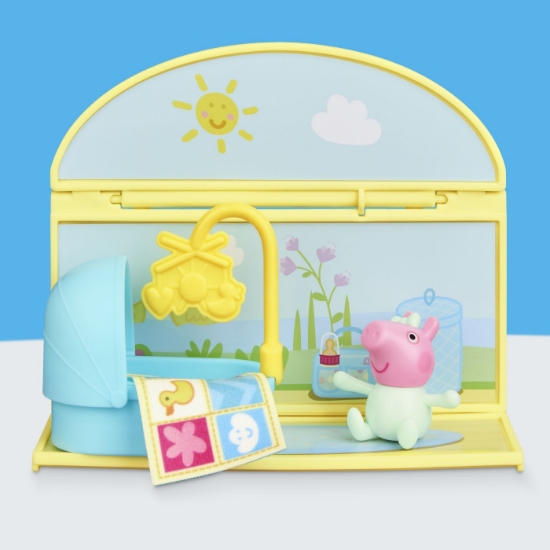 Imagine PEPPA PIG SET DE JOACA CAMERA LUI EVIE CU FIGURINE SI SI ACCESORII