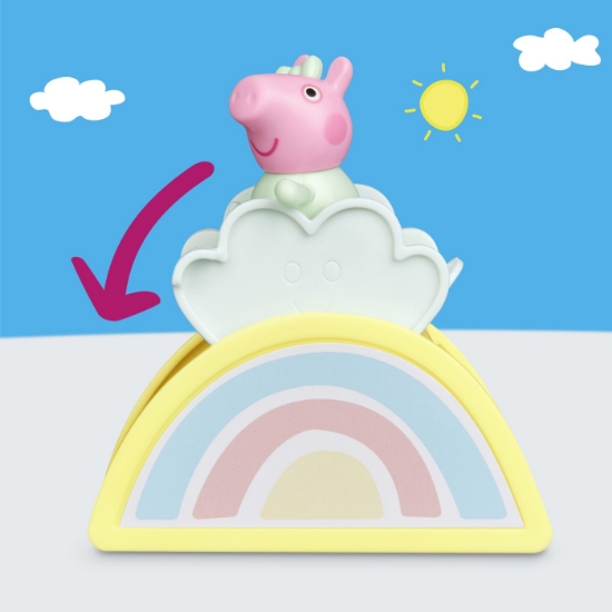 Imagine PEPPA PIG SET DE JOACA CAMERA LUI EVIE CU FIGURINE SI SI ACCESORII