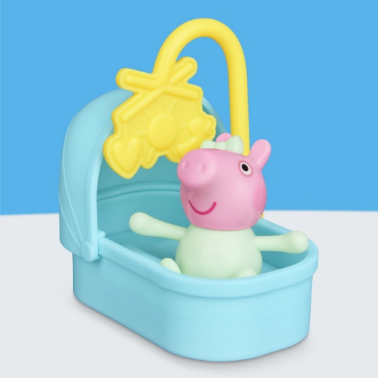 Imagine PEPPA PIG SET DE JOACA CAMERA LUI EVIE CU FIGURINE SI SI ACCESORII