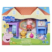 Imagine PEPPA PIG SET DE JOACA DORMITORUL LUI PEPPA CU FIGURINE SI SI ACCESORII