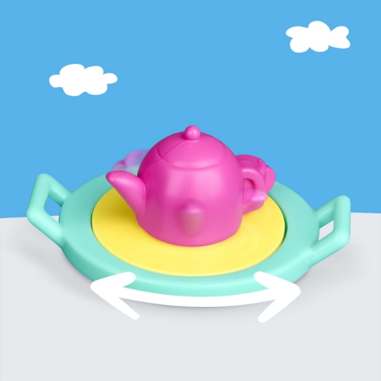 Imagine PEPPA PIG SET DE JOACA DORMITORUL LUI PEPPA CU FIGURINE SI SI ACCESORII