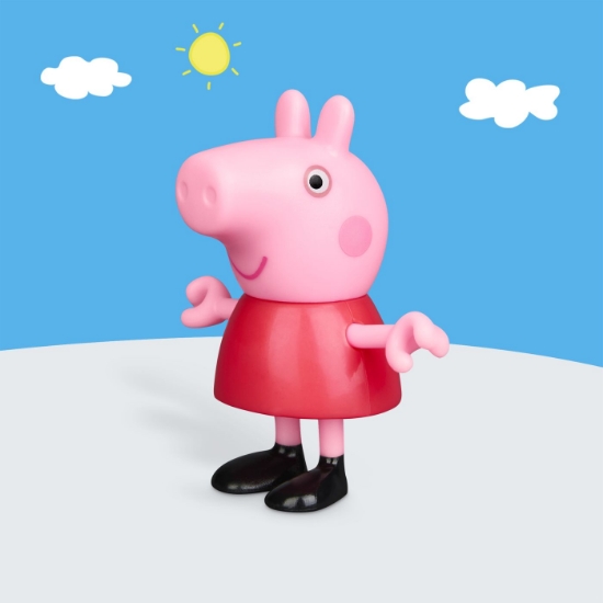 Imagine PEPPA PIG SET DE JOACA DORMITORUL LUI PEPPA CU FIGURINE SI SI ACCESORII