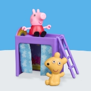 Imagine PEPPA PIG SET DE JOACA DORMITORUL LUI PEPPA CU FIGURINE SI SI ACCESORII