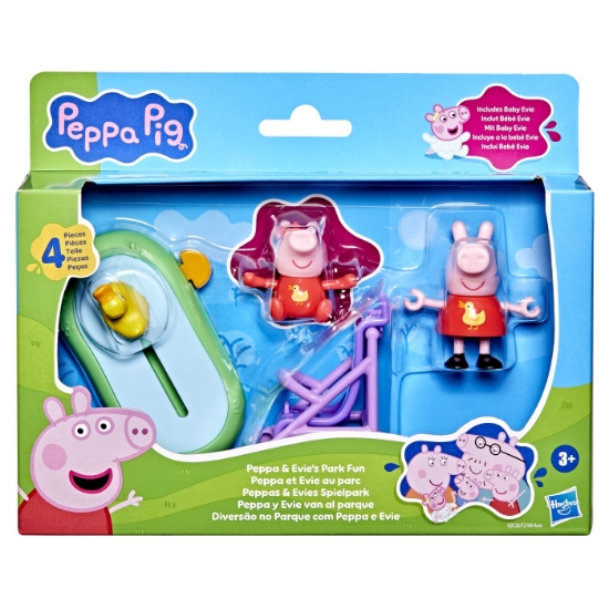 Imagine PEPPA PIG SET PEPPA SI EVI IN PARCUL DE DISTRACTII