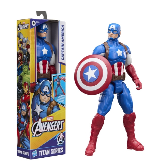Imagine MARVEL AVENGERS TITAN SERIES FIGURINA CAPTAIN AMERICA 29CM
