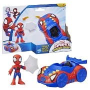Imagine SPIDEY SI PRIETENII LUI UIMITORI MARVEL SET FIGURINA SPIDEY SI VEHICUL WEB CRAWLER 7.6CM