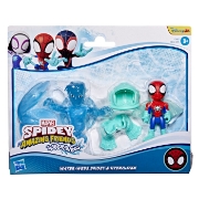 Imagine SPIDEY SI PRIETENII LUI UIMITORI MARVEL WATER WEBS SET 2 FIGURINE SPIDEY SI HYDRO MAN CU ACCESORII