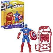 Imagine MARVEL AVENGERS ACTION VERS SET FIGURINA CAPTAIN AMERICA SI ACCESORII 11.4CM