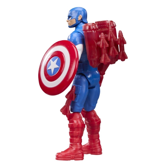 Imagine MARVEL AVENGERS ACTION VERS SET FIGURINA CAPTAIN AMERICA SI ACCESORII 11.4CM