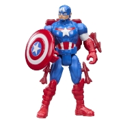 Imagine MARVEL AVENGERS ACTION VERS SET FIGURINA CAPTAIN AMERICA SI ACCESORII 11.4CM