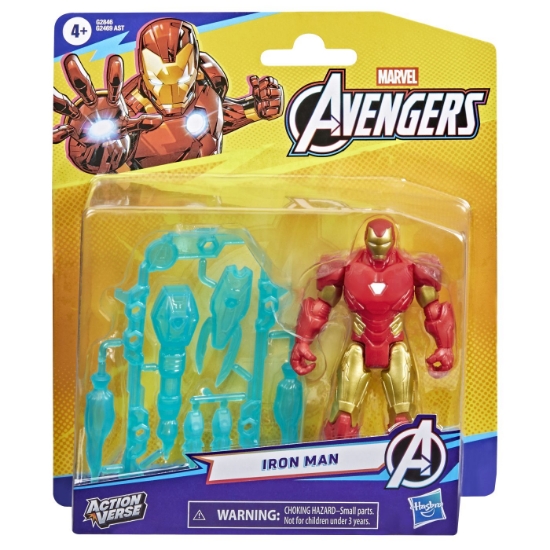 Imagine MARVEL AVENGERS ACTION VERS SET FIGURINA IRON MAN SI ACCESORII 11.4CM