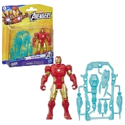 Imagine MARVEL AVENGERS ACTION VERS SET FIGURINA IRON MAN SI ACCESORII 11.4CM