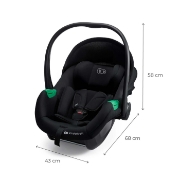 Imagine SCOICA AUTO I-SIZE, 40-87 CM, KINDERKRAFT MINK PRO2 , BLACK