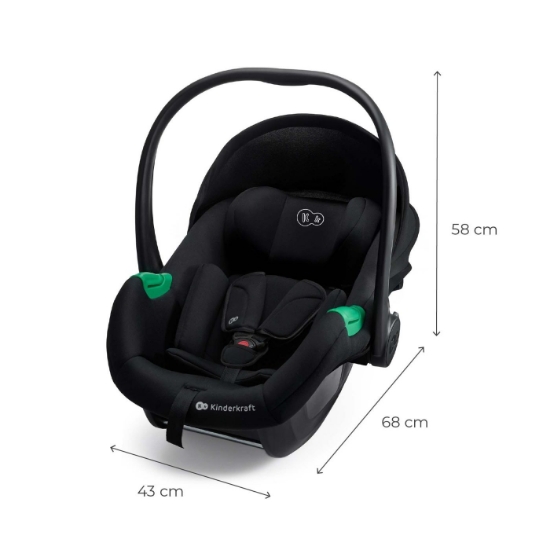 Imagine SCOICA AUTO I-SIZE, 40-87 CM, KINDERKRAFT MINK PRO2 , BLACK