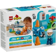 Imagine LEGO DUPLO MOTOCICLETA ALBASTRA DE POLITIE 10471