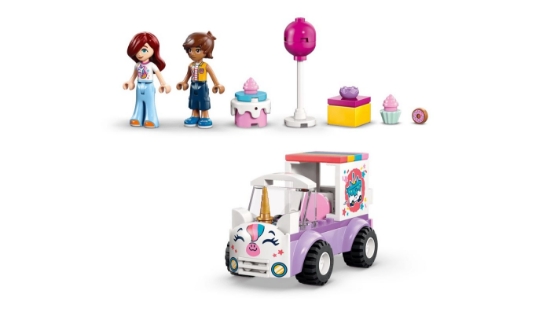 Imagine LEGO FIRENDS MASINA UNICORN PENTRU LIVRARE DE TORTURI 42675