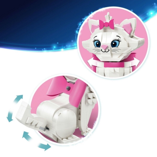 Imagine LEGO DISNEY THE ARISTOCATS ADORABILA MARIE DIN PISICILE ARISTOCRATE 43286