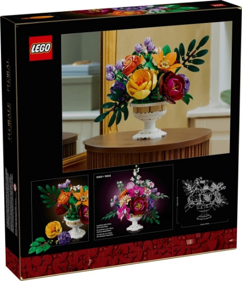 Imagine LEGO BOTANICALS  ARANJAMENT FLORAL 10345