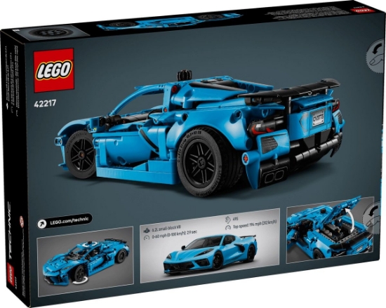 Imagine LEGO TECHNIC CHEVROLET CORVETTE STINGRAY ALBASTRU 42217