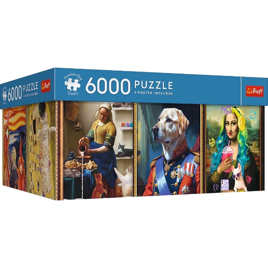 Imagine PUZZLE TREFL 6000 PREMIUM PLUS COLECTIE DE ARTA DISTRACTIVA CU POSTER INCLUS