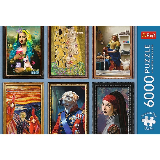 Imagine PUZZLE TREFL 6000 PREMIUM PLUS COLECTIE DE ARTA DISTRACTIVA CU POSTER INCLUS