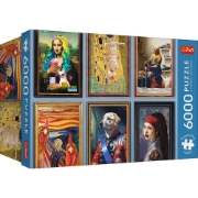 Imagine PUZZLE TREFL 6000 PREMIUM PLUS COLECTIE DE ARTA DISTRACTIVA CU POSTER INCLUS